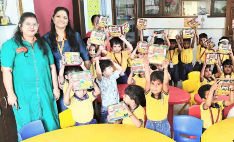 Classroom interior with children’s desks and learning materials, Utkarsha Pre School & Pre‑Primary, Pune